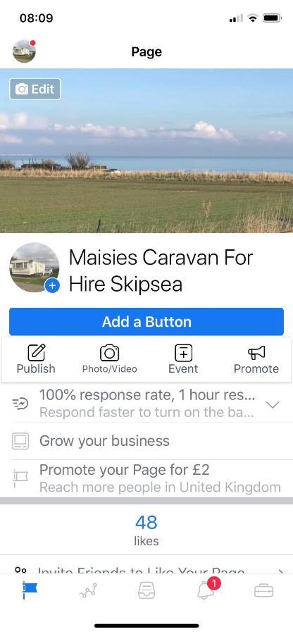 Maisies Caravan For Hire Skipsea Villa Exterior photo